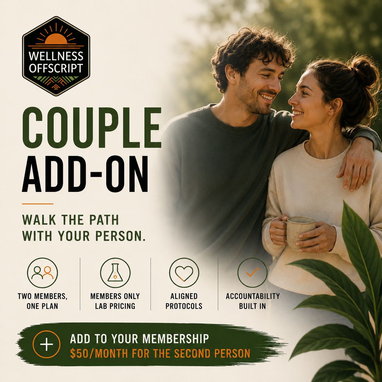 Couple Membership Add On